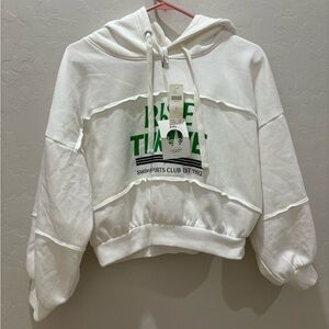 NWT White Anthropologie Hoodie
